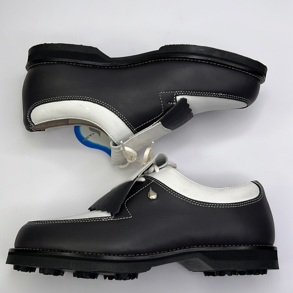 AQUA TAGS Women’s Black White Golf Shoes Sz 6.5 - Picture 3 of 12